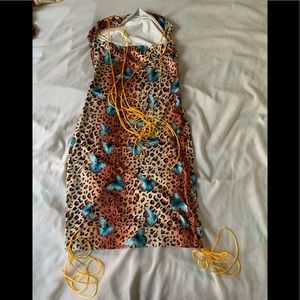 New butterfly 🦋 Cheetah print dress